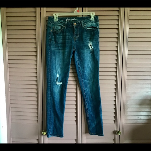 < Aeropostale Distressed Skinnies > - Picture 2 of 2